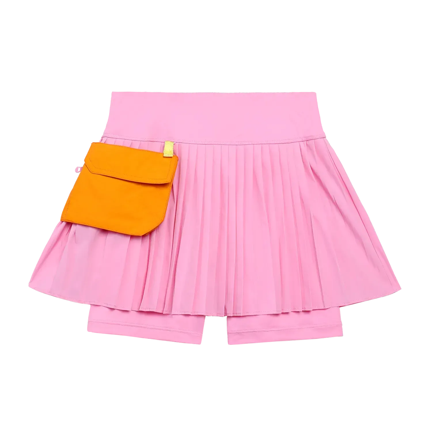Poco Blush Pleated Skort with Detachable Belt Bag