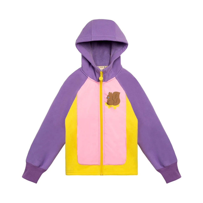 Squirrel Print Padded Jacket by Poco Blush