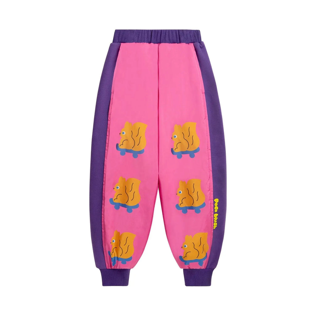Poco Blush Squirrel Print Padded Pants Purple