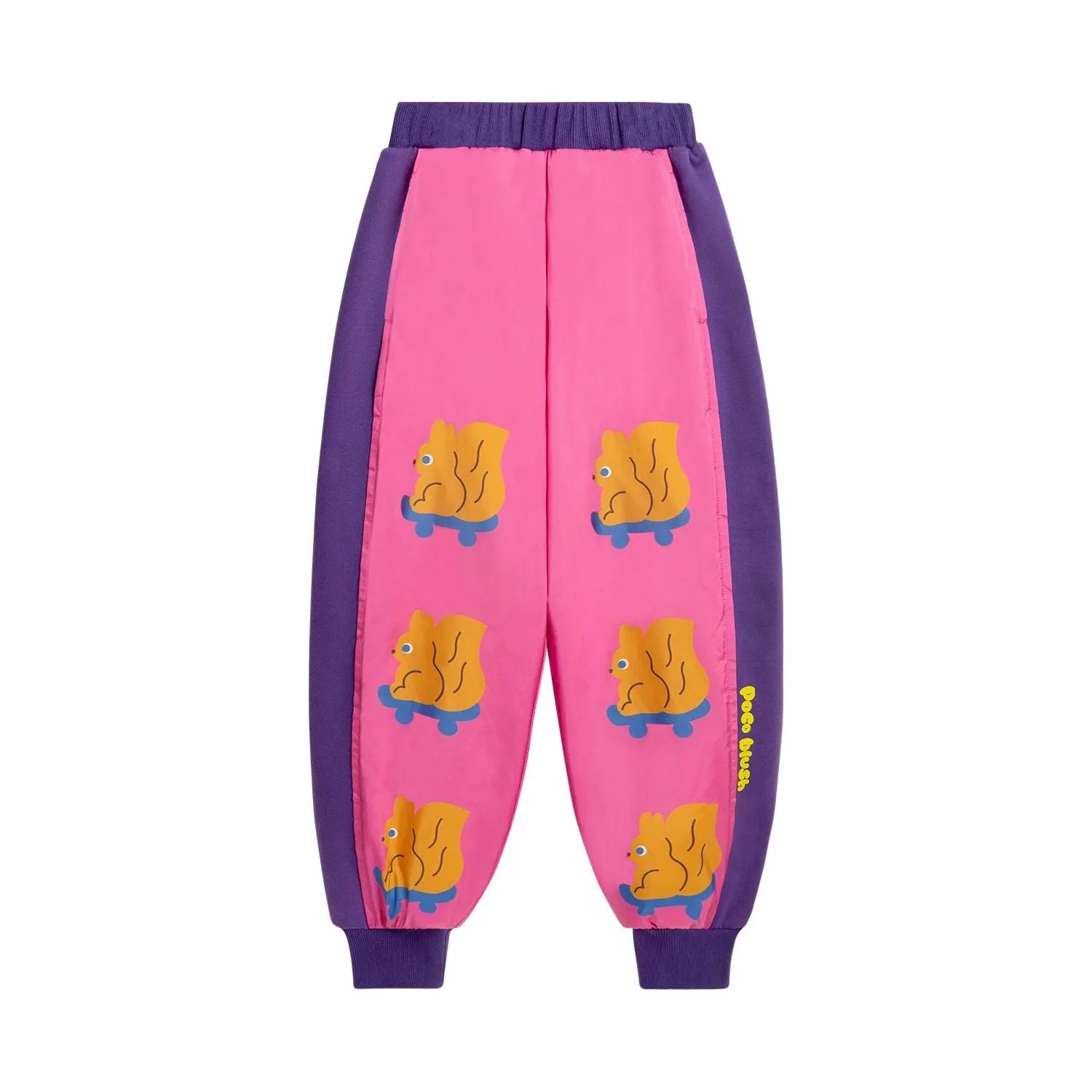 Poco Blush Squirrel Print Padded Pants Purple