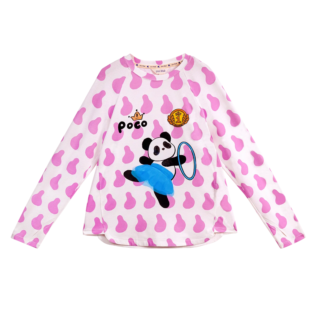 Poco Blush Dancing Panda UPF 50+ Sports Tee