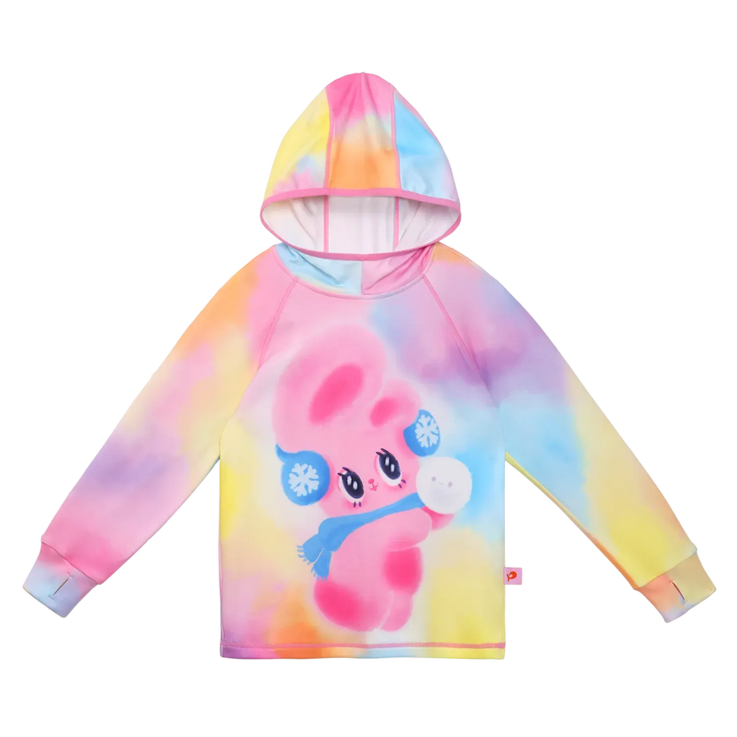 Bunny & Snowball Fleece Tee by Poco Blush