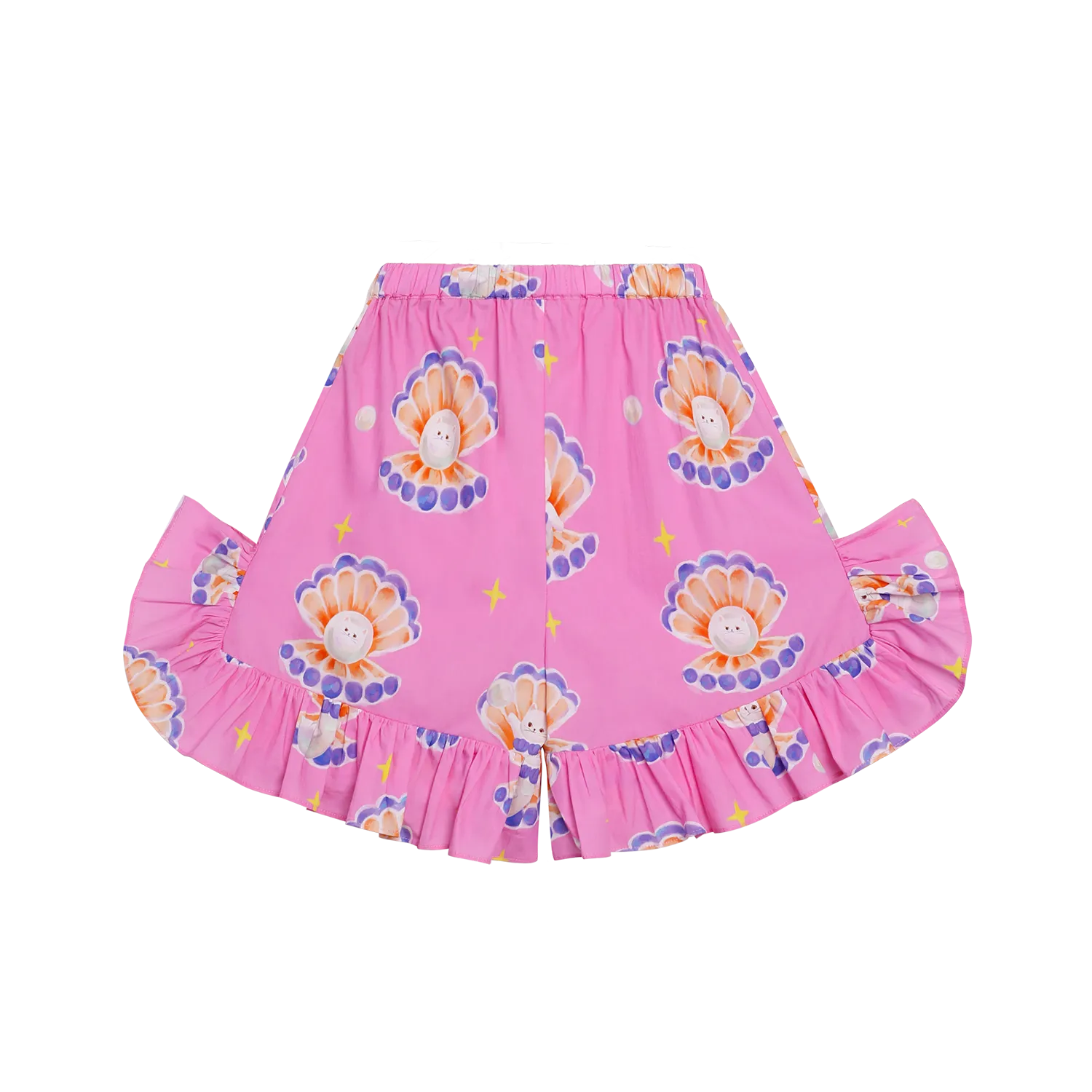 Poco Blush Mermaid Pearl Cat Shorts