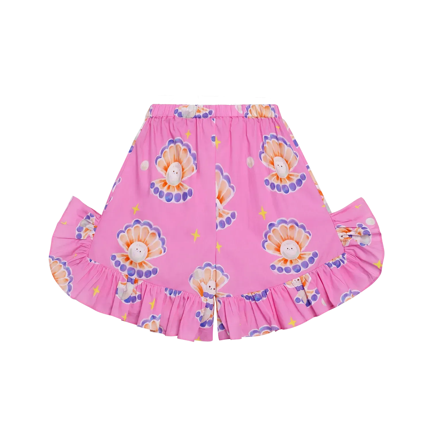 Poco Blush Mermaid Pearl Cat Shorts