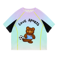 Poco Blush Football Bear Active Tee