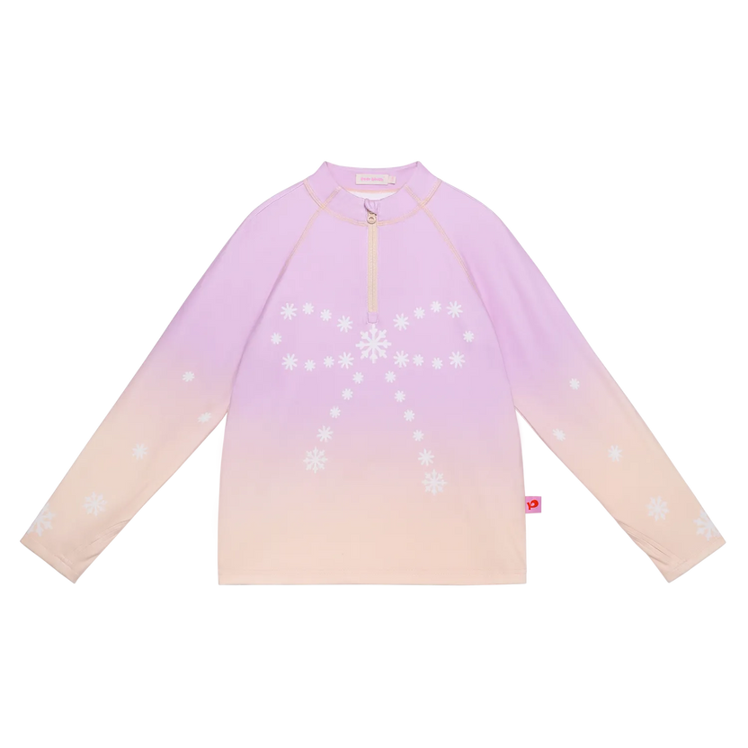 Snow Night Aurora Fleece Base Layer Top by Poco Blush