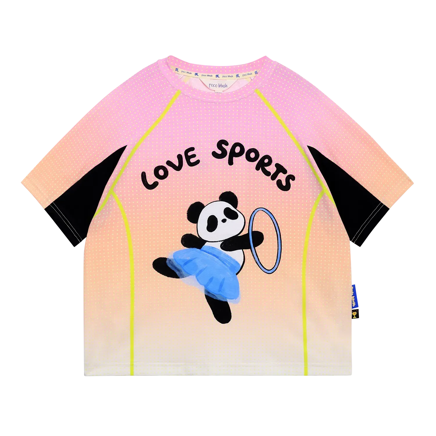 Poco Blush Dancing Panda Sports Tee