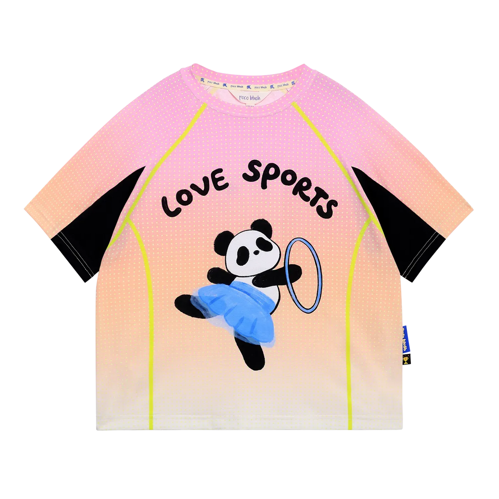 Poco Blush Dancing Panda Sports Tee