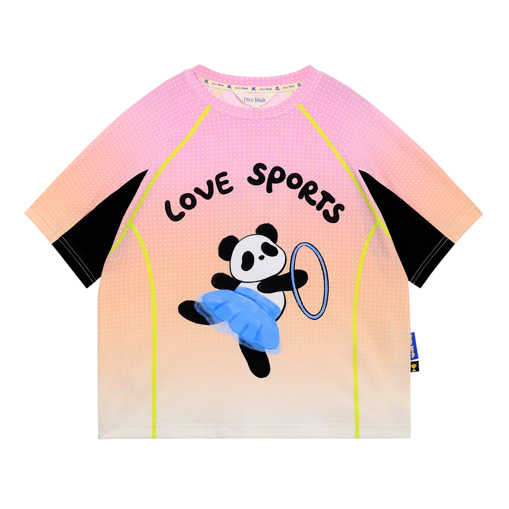 Poco Blush Dancing Panda Sports Tee