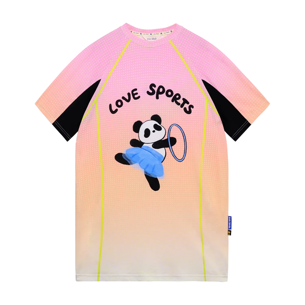 Poco Blush Longline Ribbon Panda Sport Dress