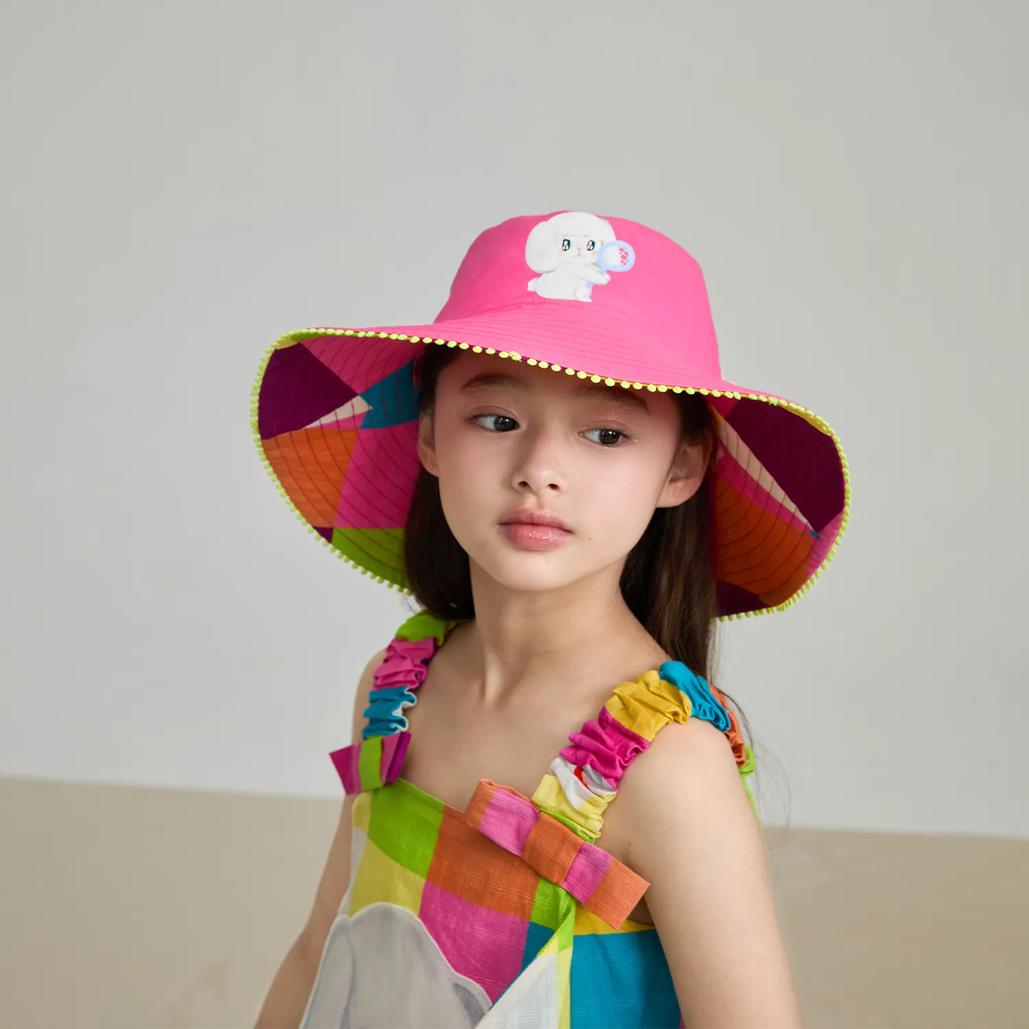 Poco Blush Reversible Playday Bucket Hat