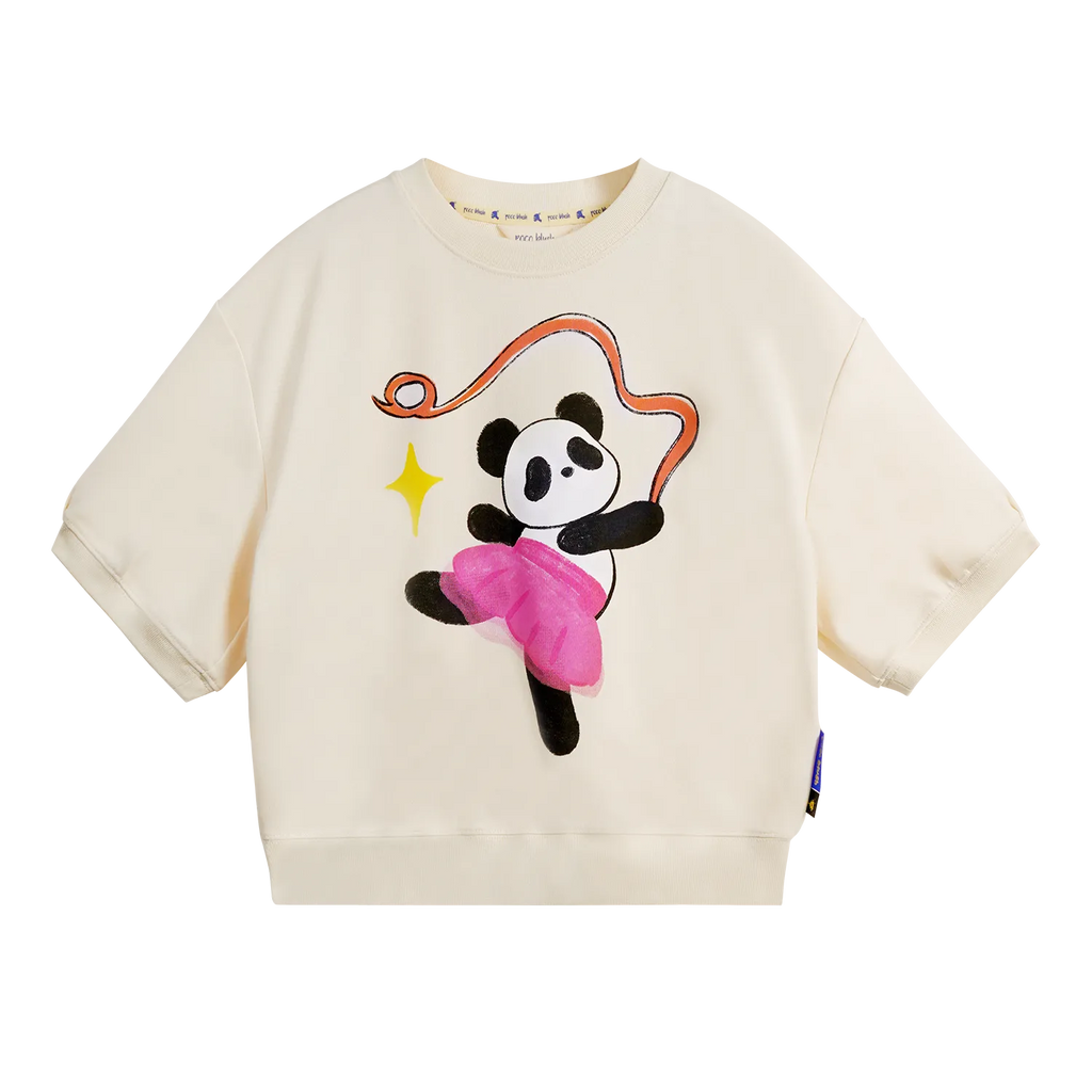 Poco Blush Dancing Panda Dry‑Fit Play Tee