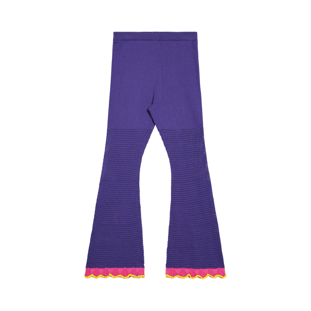 Poco Blush Pagoda Knit Flare Pants