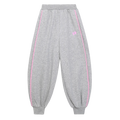 Poco Blush Bow Embroidery Fleece Pants