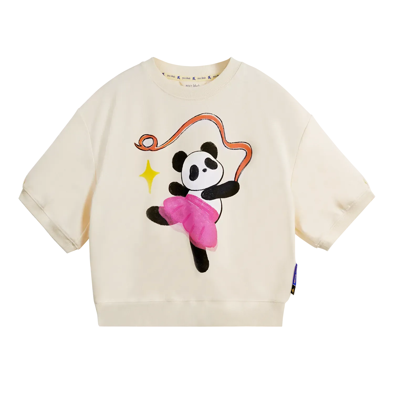 Poco Blush Dancing Panda Dry‑Fit Play Tee