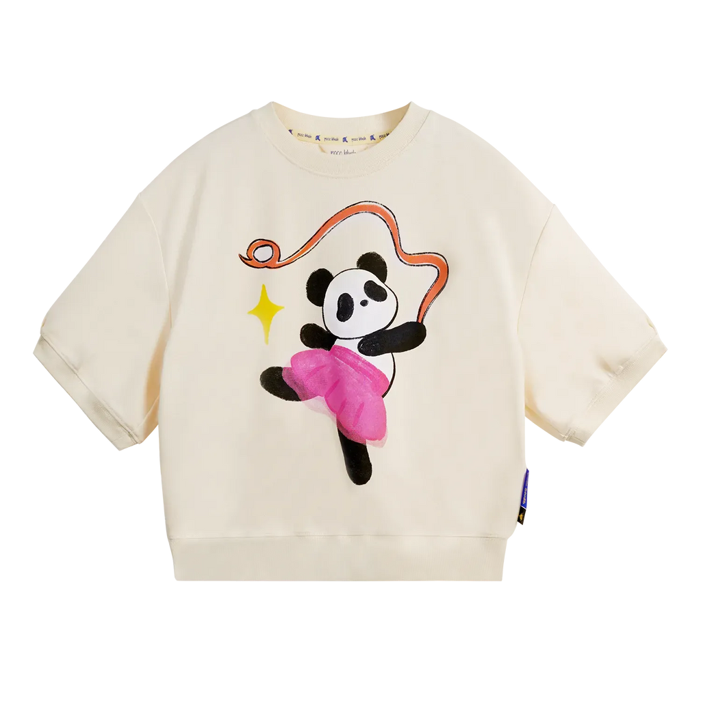 Poco Blush Dancing Panda Dry‑Fit Play Tee
