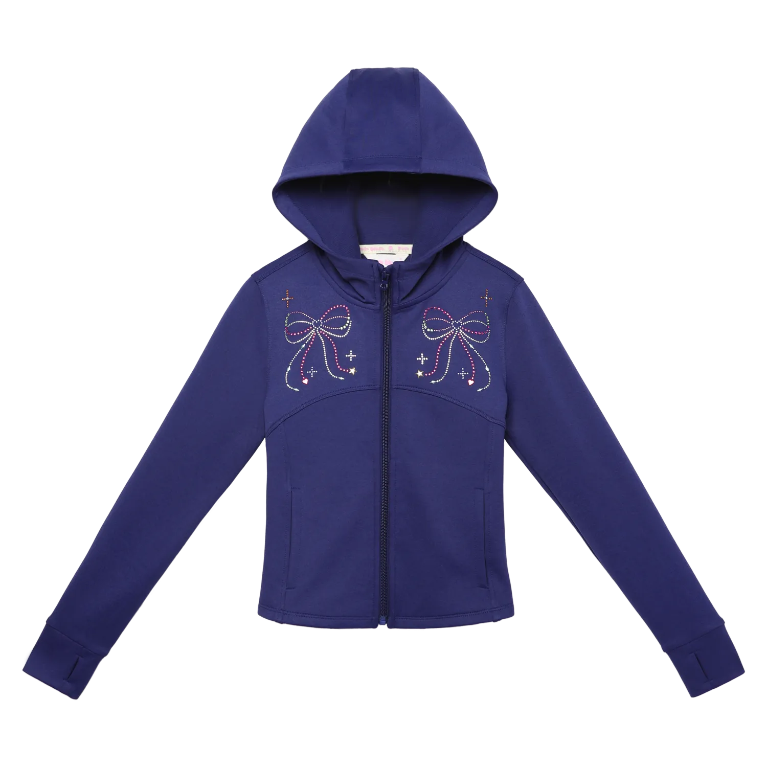 Poco Blush Starry Crystal Sports Jacket Blue
