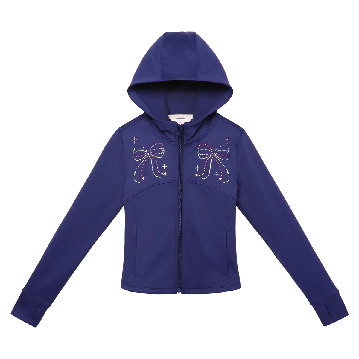 Poco Blush Starry Crystal Sports Jacket Blue