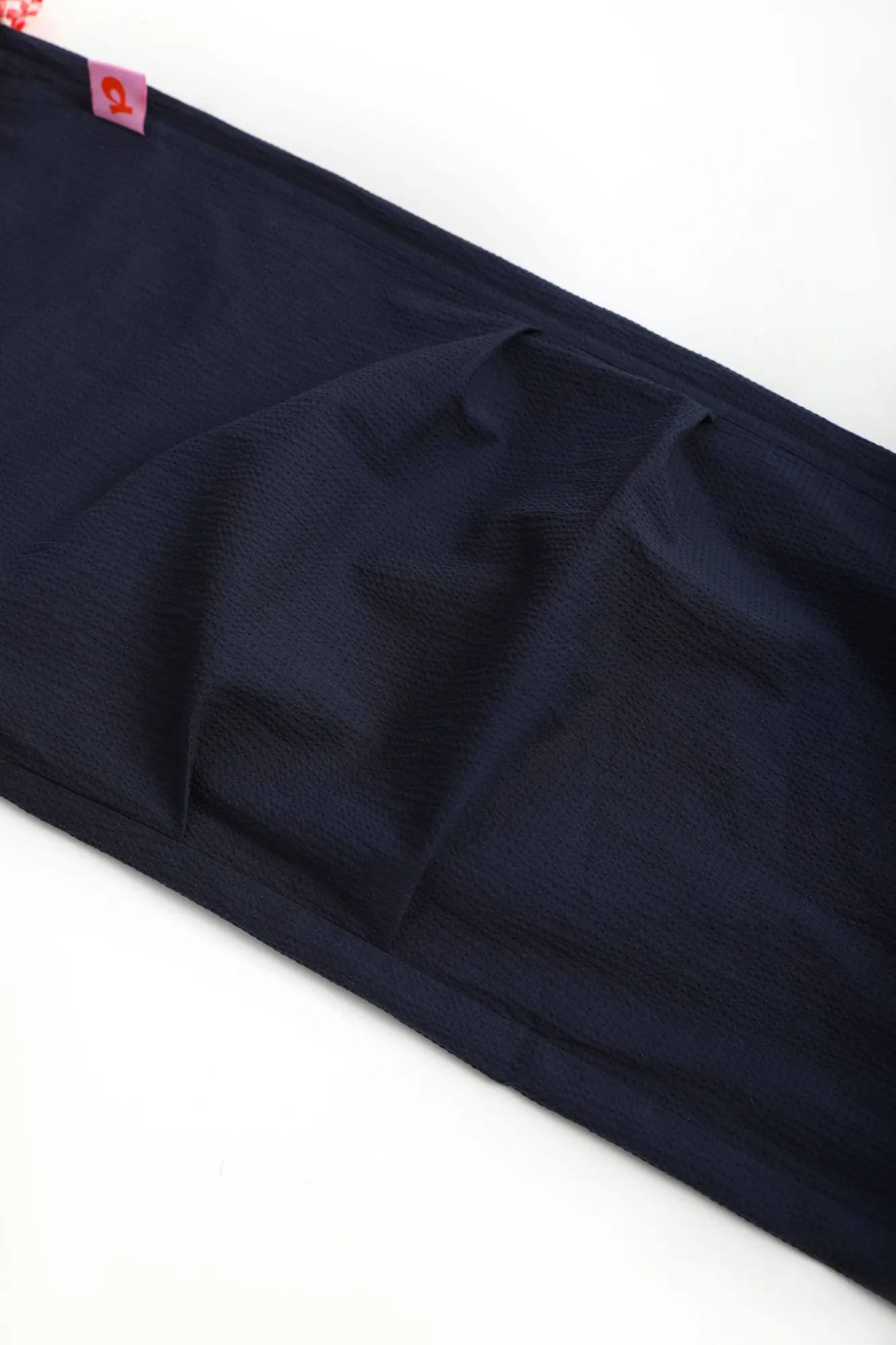 Poco Blush Cherry Check Seersucker Trousers