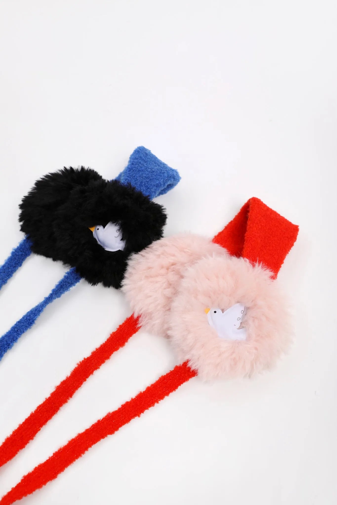 Poco Blush Whispering Bird Kids Furry Earmuffs