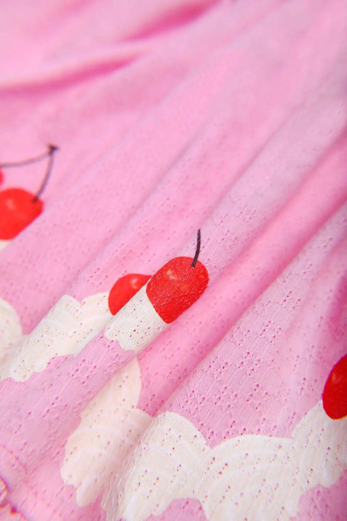 Little Cake Printed Skort in beige und candy pink mit printmotiv, Bild 17