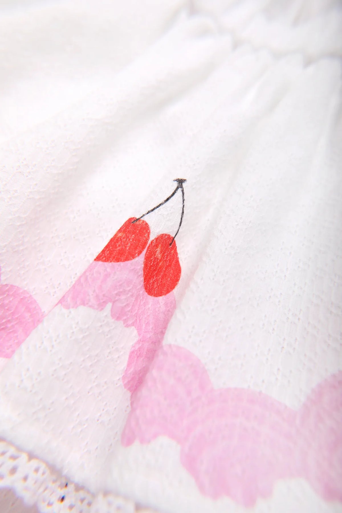Little Cake Printed Skort in beige und candy pink mit printmotiv, Bild 18