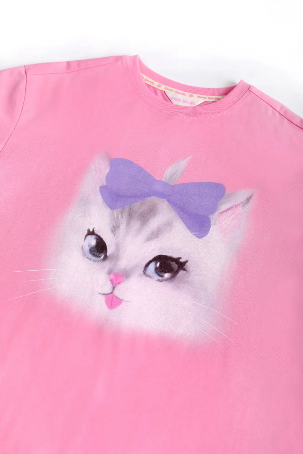 Poco Blush Kitty Warriors Layered T-Shirt