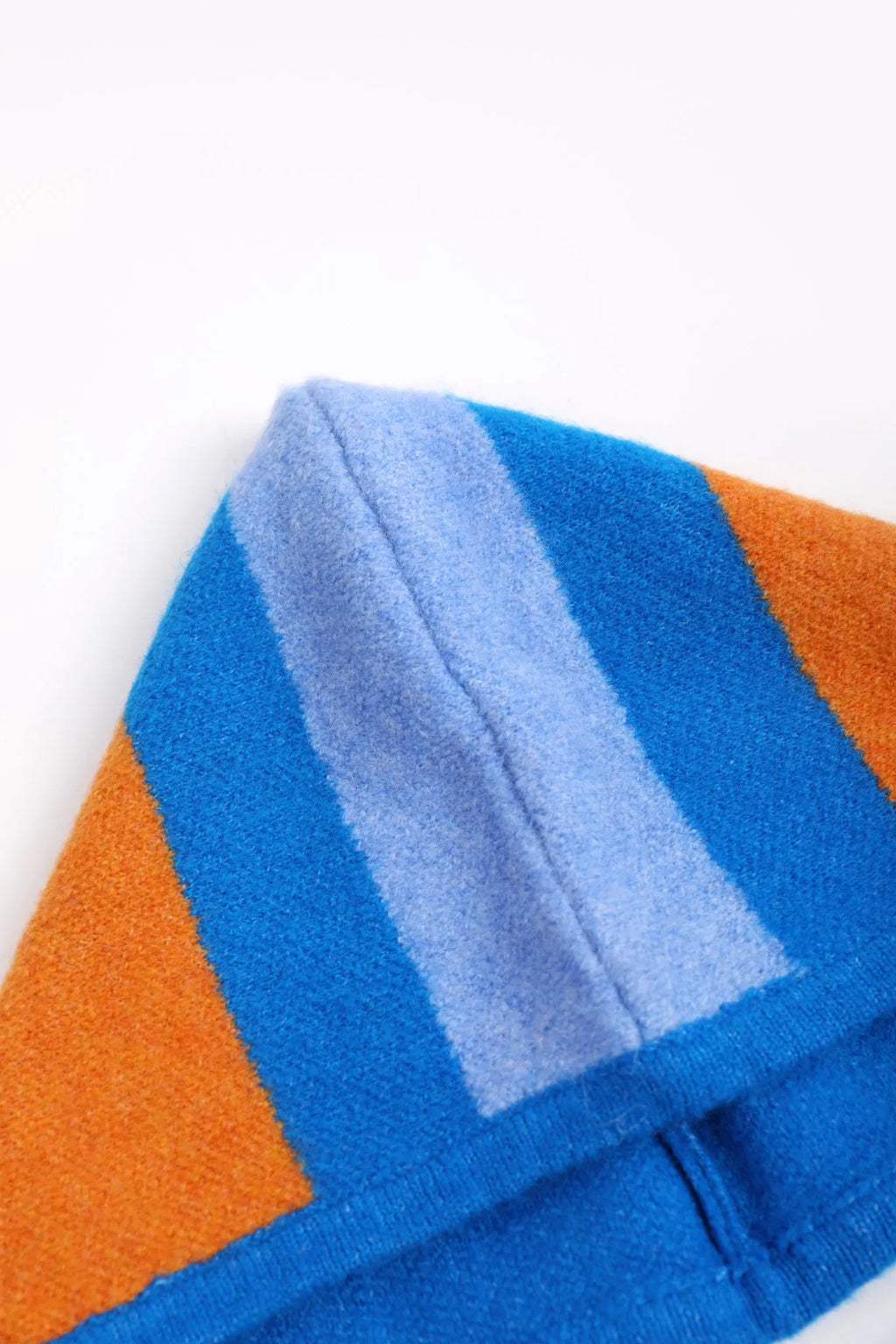 Poco Blush Baguette Dog Stripe Sweater Set with Hat