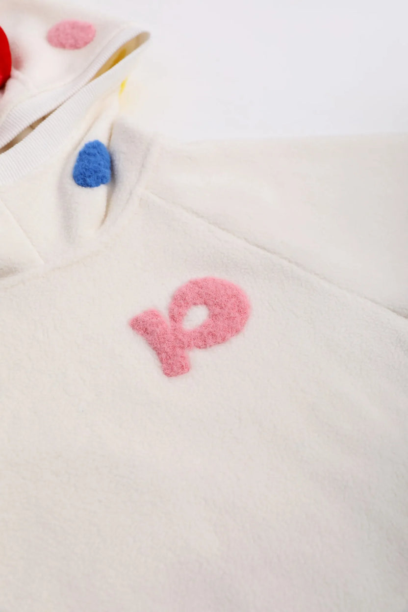Strawberry & Cherry Cake Fleece Hoodie by Poco Blush, image 10