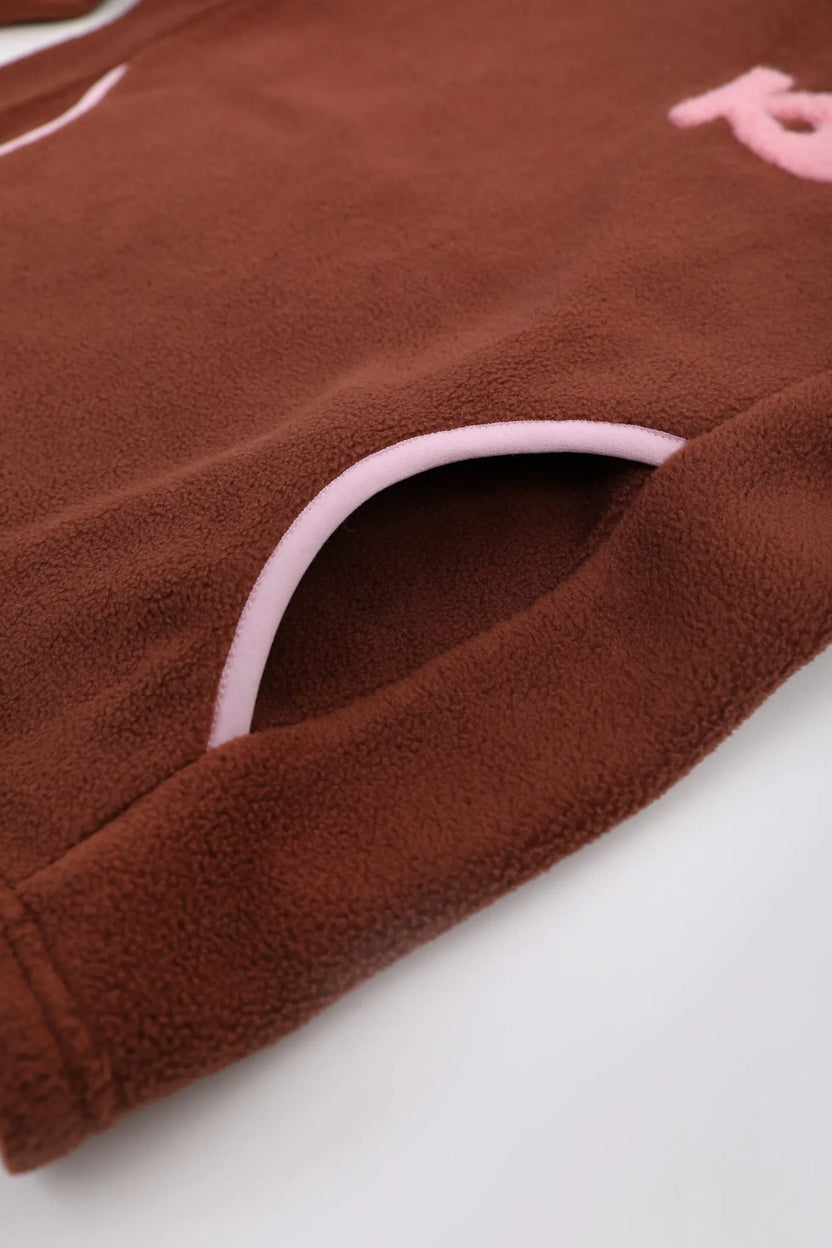 Strawberry & Cherry Cake Fleece Hoodie by Poco Blush, image 15