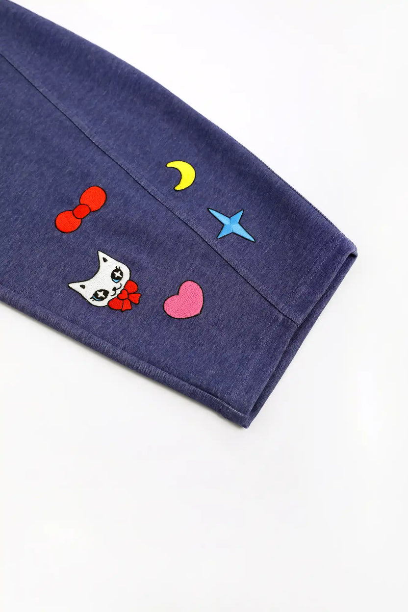 Starry Night Denim Joggers by Poco Blush, image 14