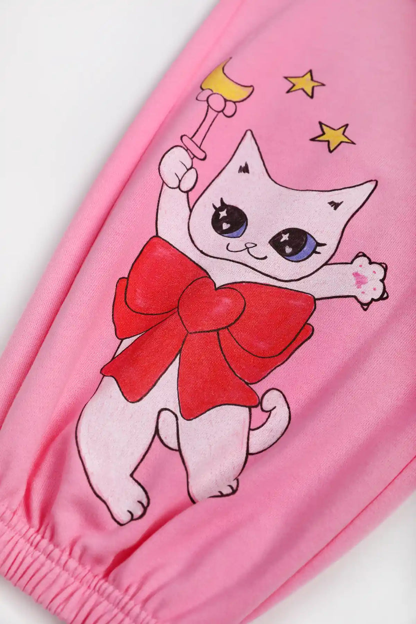 Kitty Warriors Jogger Pants by Poco Blush, image 19
