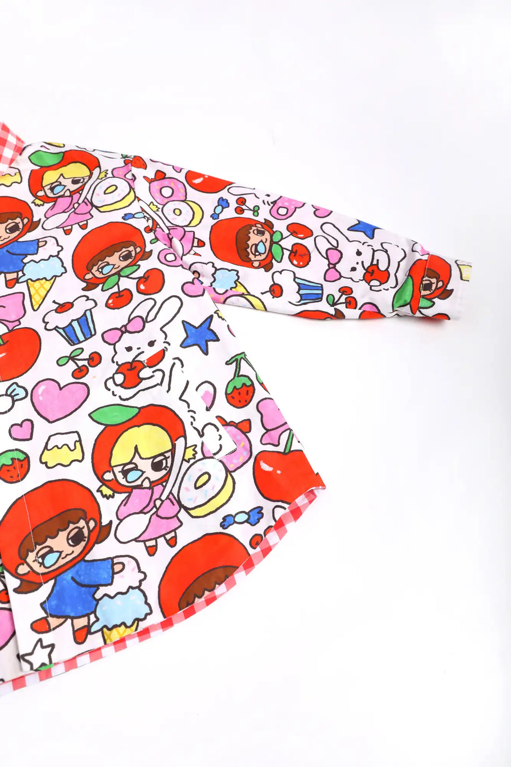 Poco Blush Cherry Check Reversible Jacket