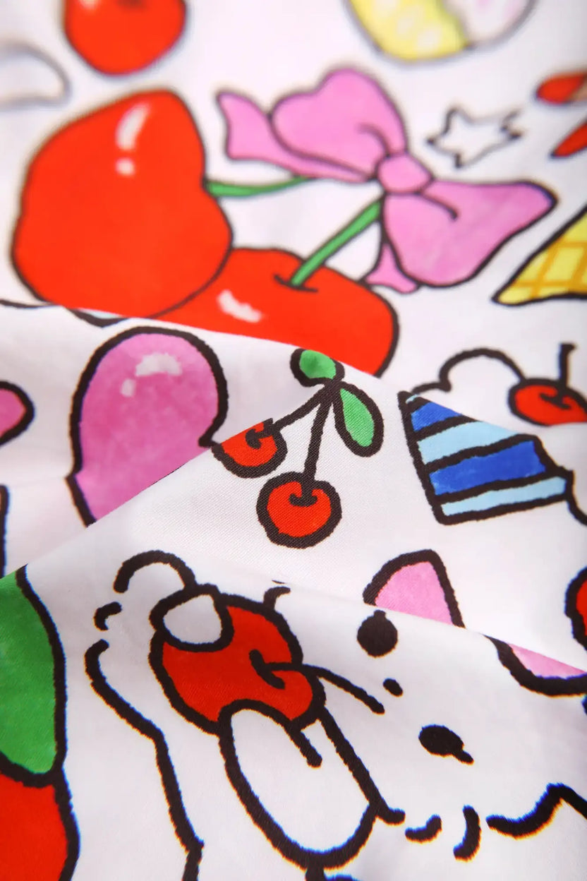 Poco Blush Cherry Check Reversible Jacket