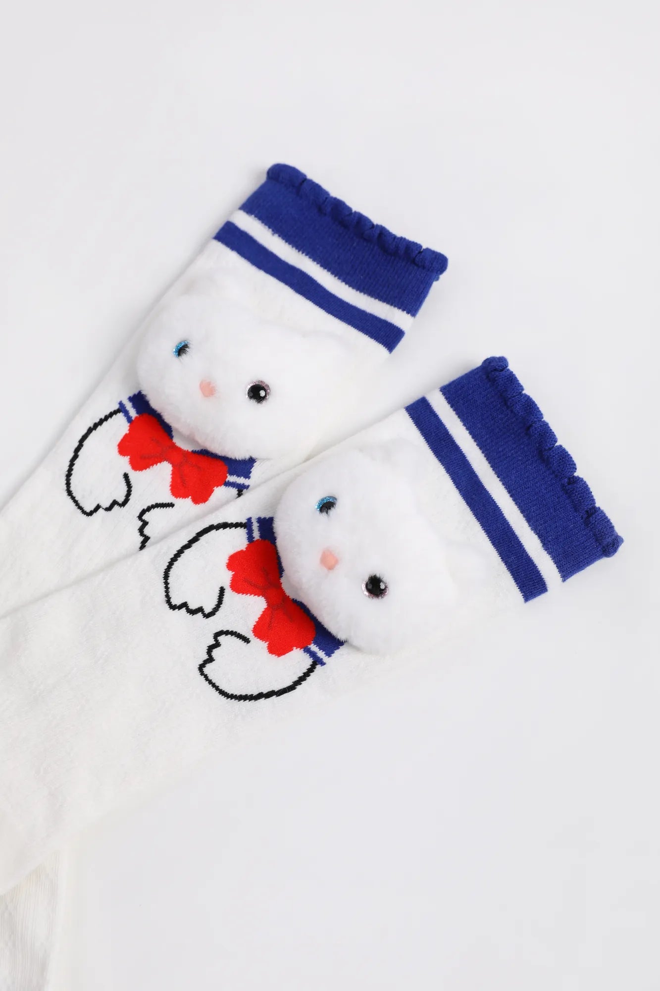 Poco Blush Kitty Warriors Knee Socks