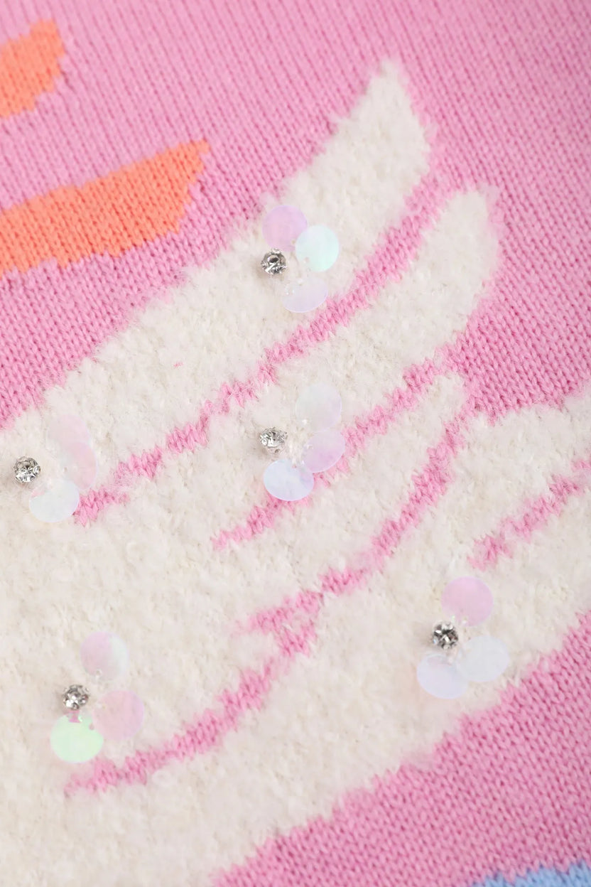 Elegant Swan Sparkle Sweater by Poco Blush, image 14