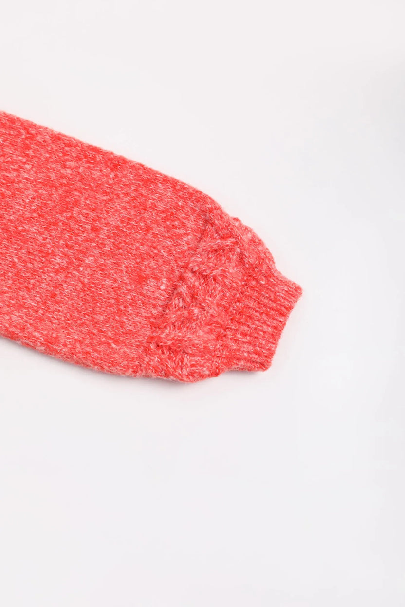 Red Pegasus Cable Knit Sweater by Poco Blush, image 12
