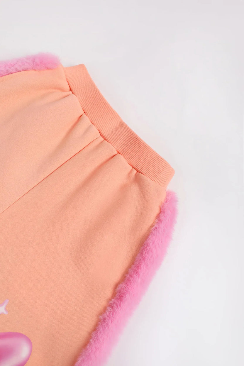 Swan Wings Fleece Joggers by Poco Blush, image 9