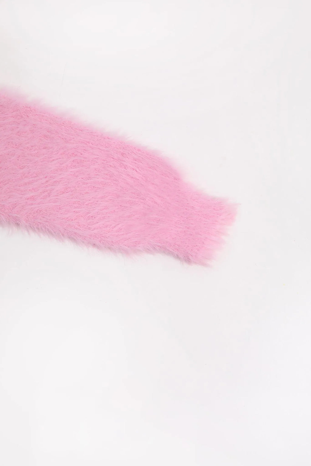 Poco Blush Fringe Cat & Bunny Jacquard Sweater