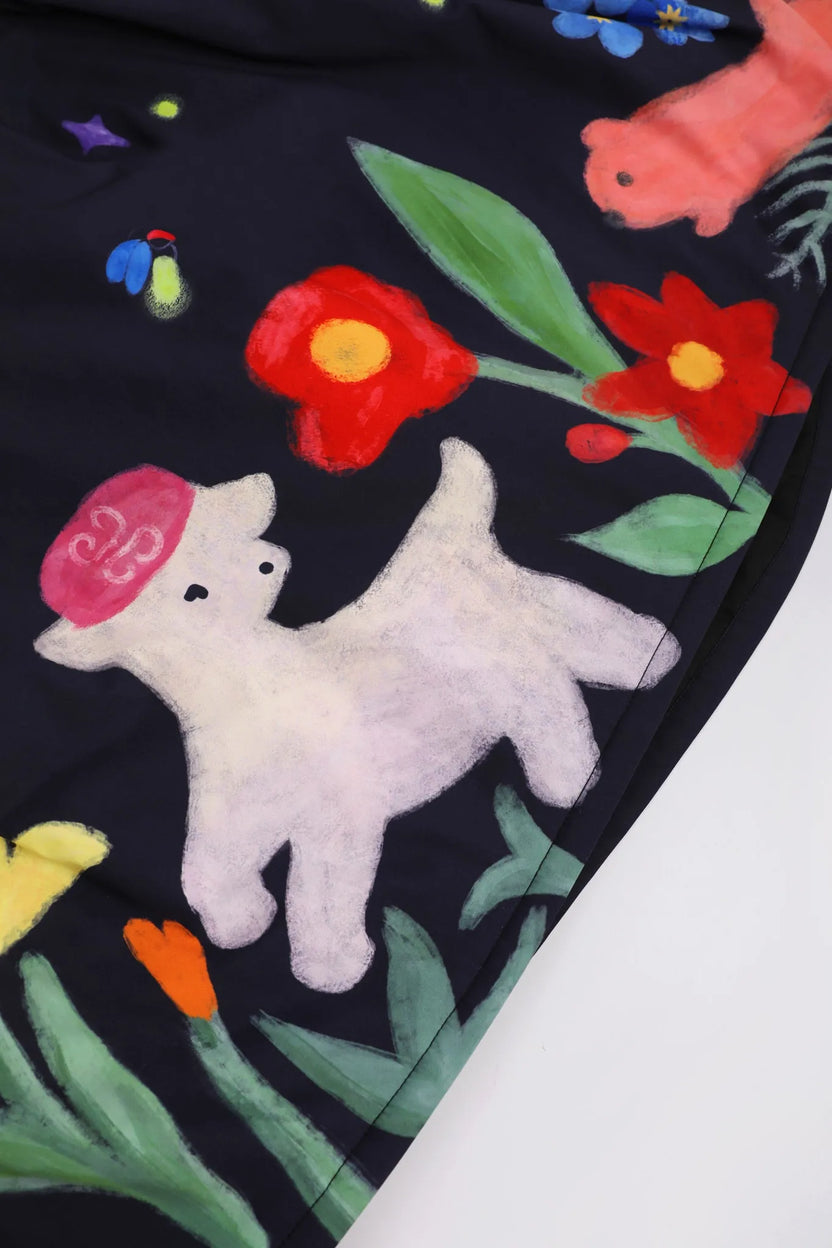 Altay Night Sky Girls Soybean Cotton Skirt by Poco Blush, image 13