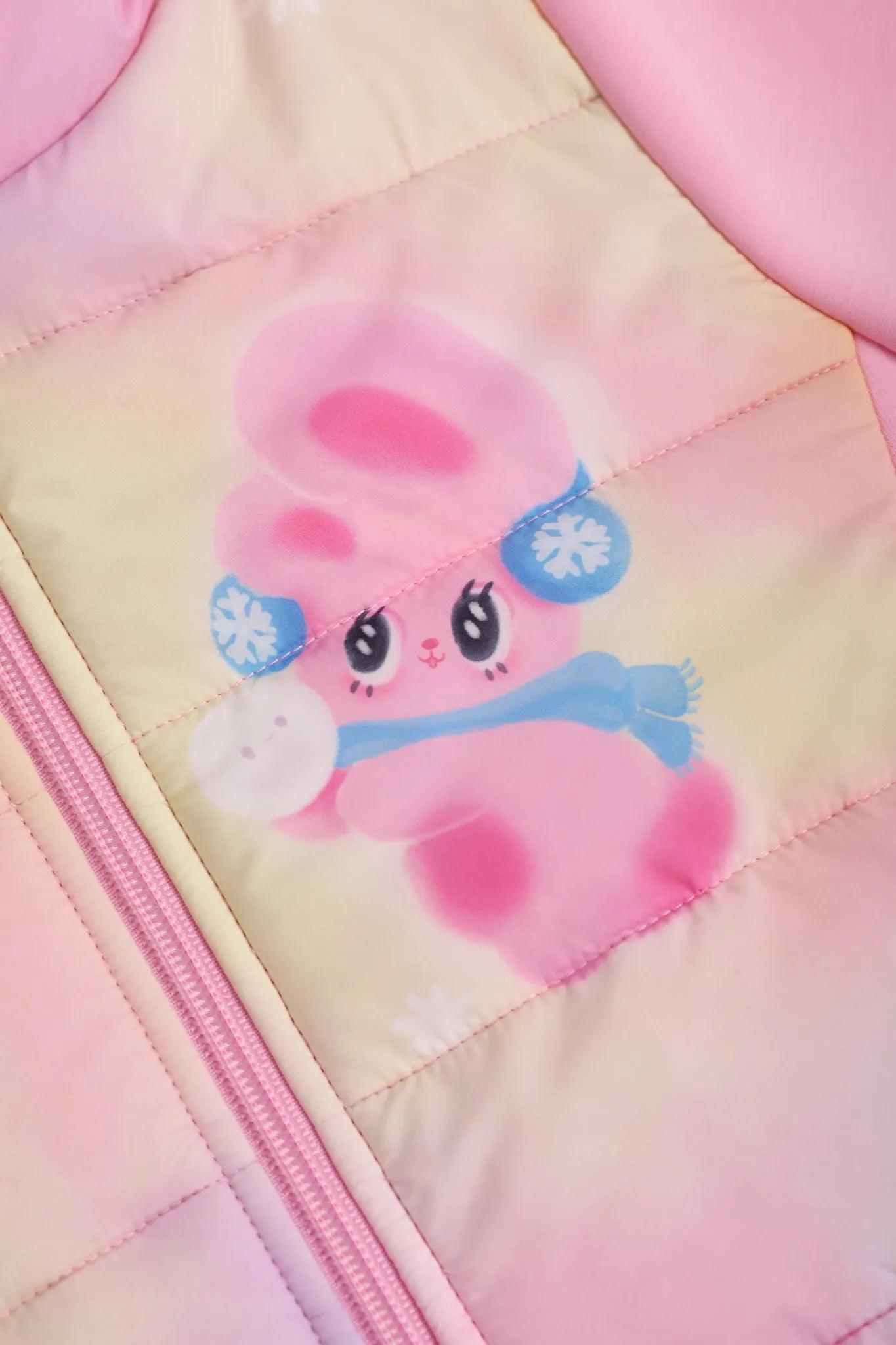 Poco Blush Rainbow Candy Soy Padding Jacket