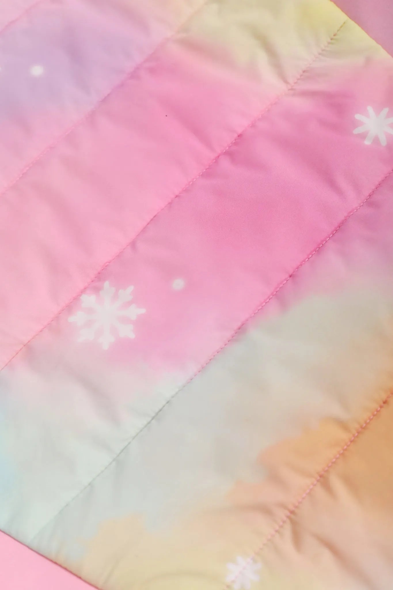 Poco Blush Rainbow Candy Soy Padding Jacket