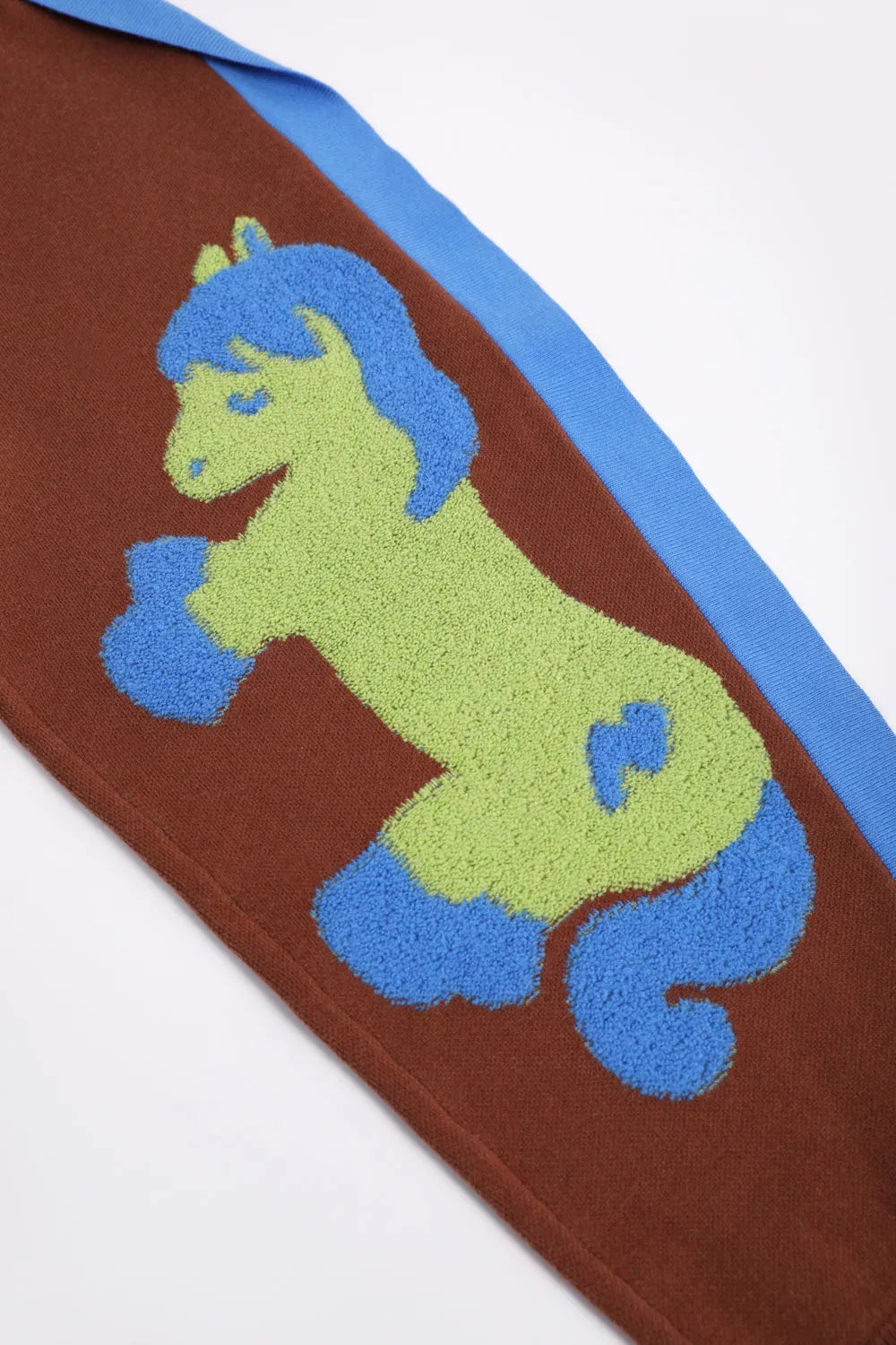 Poco Blush "The Year of Horse" Lunar New Year Knit Trousers with 3D Pony