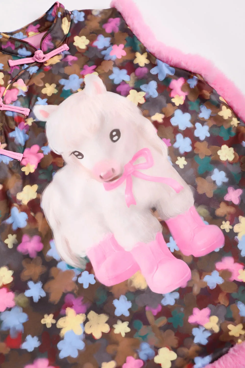 Poco Blush "The Year of Horse" Chinese New Year Vest & Skirt Set