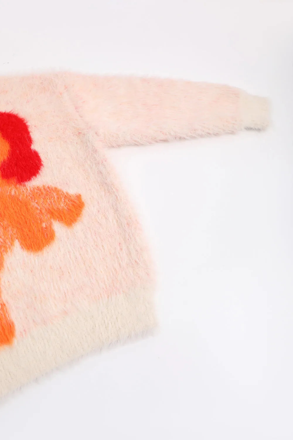 Poco Blush "The Year of Horse" Fluffy Jacquard Pony Sweater