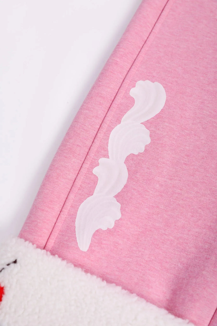 Cherry & Cream Fleece Joggers by Poco Blush, image 11