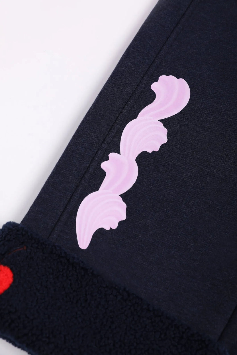 Cherry & Cream Fleece Joggers by Poco Blush, image 9