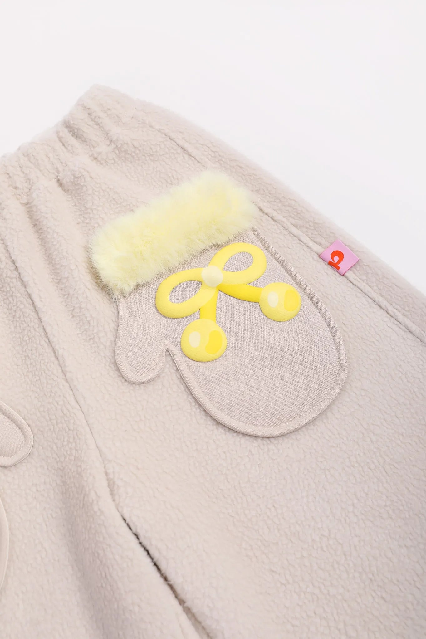 Poco Blush Snowman Mittens Sherpa Joggers