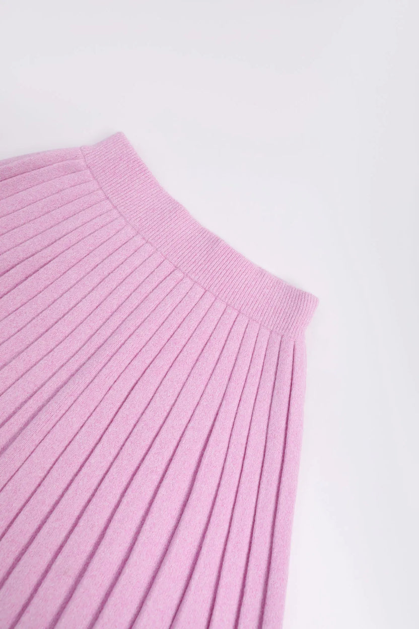 Snowman & Bunny Pleated Knit Skirt by Poco Blush, image 11