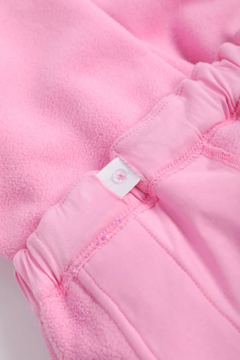 Little Snowflake Fleece Joggers by Poco Blush, image 15